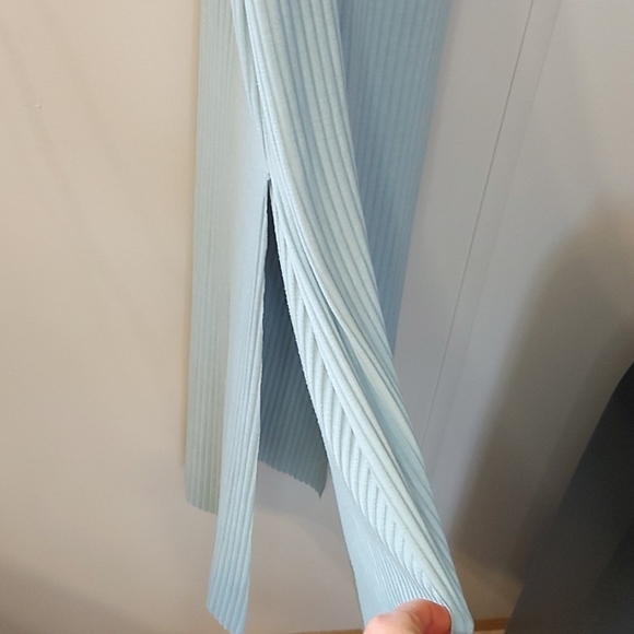 Double Zero Ribbed Maxi Dress w/ Slits - Picture 4 of 7